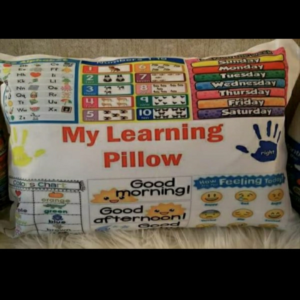 Custom learning pillows